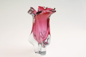 Váza z hutního skla VII.