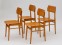Set dřevěných jídelních židlí